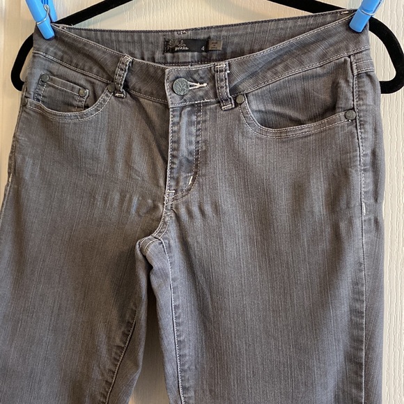 PrAna Grey Stretch Jeans - Size 4 - Picture 2 of 11